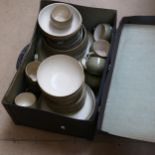 A Denby green stoneware part dinner service