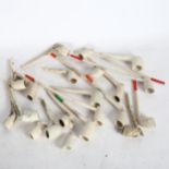 Assorted Antique clay pipes