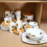 Meakin's Palma Vintage coffee service and matching dinnerware, including tureens, jugs and coffee
