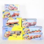 A quantity of Corgi Classics Chipperfield's circus diecast vehicles, including ERFKV Arctic with