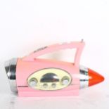 WING LIGHT - a Vintage pink Cadillac Wing Light radio