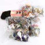 A large quantity of Vintage and other costume jewellery (boxful)