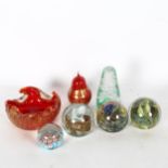 Caithness, Murano and other glass paperweights etc