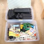 2 boxes of Vintage Scalextric track