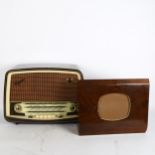 A Ferguson Bakelite Vintage radio, and a 1950s Richard Alan Major Bafflette speaker