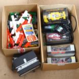 Various Vintage Scalextric boxed vehicles and accessories