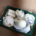 Box of various Art Deco china
