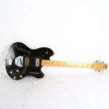 Burns Hayman 2020 1974 black electric guitar, serial no. 5729