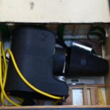 A Johnson diascope projector in wooden box
