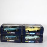 Revell Metal Masterpiece 1/18 scale diecast models, 4 in total, including 1965 Ford Mustang