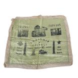 A Second World War North Africa campaign panel souvenir of Tripoli 23-1-43
