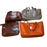 A quantity of Vintage women's handbags, including Michael Kors etc