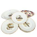 A Masons Mandalay oval serving dish, and a set of French porcelain plates and oval dish, with