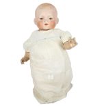 A Vintage Armand Marseille porcelain-headed doll, 341Z8K, with composition limbs, 47cm