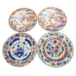 2 x 19th century Chinese Imari plates, and a pair of plates (4)