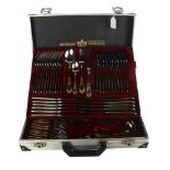 BESTECKE SOLINGEN - a 70-piece gold plated canteen of cutlery in fitted case