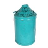 A Vintage oil can, "The Property Of Redline Glicol Ltd", height 50cm Missing cap
