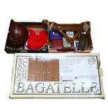 A quantity of Vintage games, including several Vintage card games, a modern bagatelle boxed board, a
