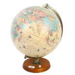 A Vintage Scan globe A/S English edition, height 42cm