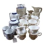 6 Royal Worcester jugs, Richmond teaware, and a Bavarian coffee set