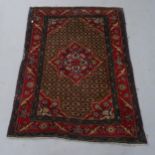 A red ground Bokora rug, 134 x 100cm