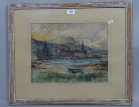 Sidney Hurt, watercolour, (morning) Larg's, signed and dated 1941 bottom right corner, image 29cm