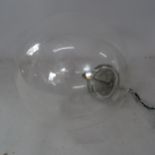 A globular ceiling light, D40cm
