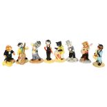 A set of 8 Beswick musician figures, tallest Trad Jazz Cat, 11cm