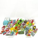 A quantity of Vintage play worn diecast vehicles, including Tonka, Matchbox etc