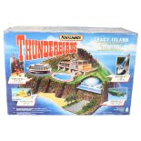 Matchbox Thunderbirds Tracy Island electronic play set with electronic rocket sounds and voices,
