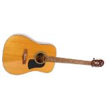 ARIA - an acoustic guitar, model no AW-75Q, with slip case.