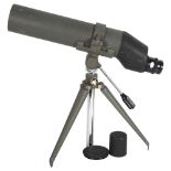 A spotting scope, 22x60, no maker's label