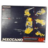 A Vintage 1970s Meccano set, appears complete with original instruction manuals, 4M