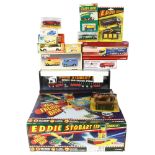 A quantity of Corgi, Dinky, Toymaster diecast vehicles, including Corgi Eddie Stobart Ltd Heli