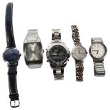 5 various lady's and gent's fashion watches, including Ben Sherman, Olivia Burton etc