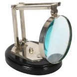 A reproduction Watts & Sons Ltd Opticians, London 1814, anglepoise magnifier