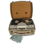 Fidelity Argyll Minor reel to reel tape recorder, no tape and missing 1 reel