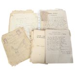 A group of Fred L Whalley papers, early 20th century, including Tales from the Muizenberg etc