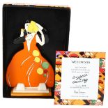 A Wedgwood Clarice Cliff Age of Jazz dancer, shape 432, no. 69/150, boxed