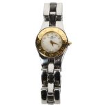 A lady's Baume Mercia quartz wristwatch, with gold plated bezel