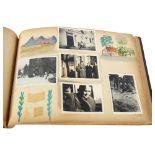 A German Second World War Period photograph album, including military subjects