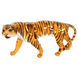 BESWICK - a study of a prowling tiger, length 22cm, model 1486