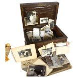 A large collection of Vintage family and other photographs and postcards