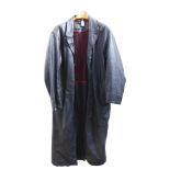A Primo black leather coat, size L