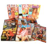 17top shelf adult magazines, including Club and Parade