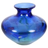 CAITHNESS - Summer Meadow Oriental bowl, designed by Colin Terris for Caithness Glass Plc, edition