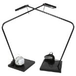 LUXO NINETY - a pair of contemporary designer desk lamps with maker's mark