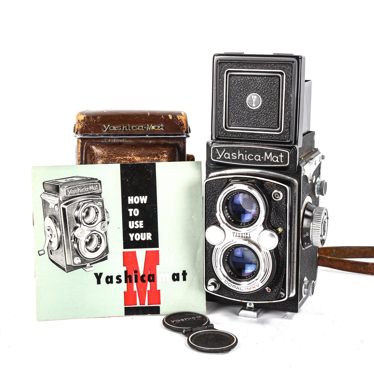YASHICA-MAT - a Vintage 80mm TLR camera, with 80mm View-Yashinon 1:3.2 and 80mm Yashinon 1:3.5