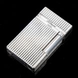 DUPONT - a silver plated pocket lighter, boxed