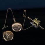 A group of First World War Period jewellery relating to the Buffs (Royal East Kent Regiment formerly